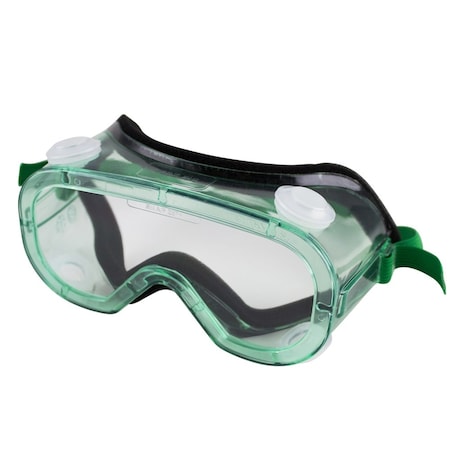 Sellstrom Safety Goggles, Clear Lens, Anti-Fog, Indirect Vented, Cloth Strap, 813 Series S81320